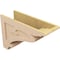 Ekena Millwork 10"W x 30"D x 20"H Classic Mayflower Rough Cedar Woodgrain TimberThane Corbel, Primed Tan CORUR10X30X20MAYRCPR - alternate 4
